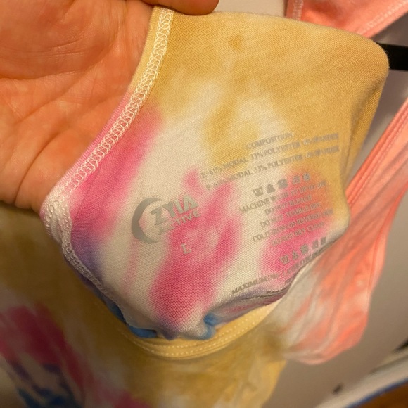 Zyia Tie Dye Tank Top Size Large - Picture 3 of 3
